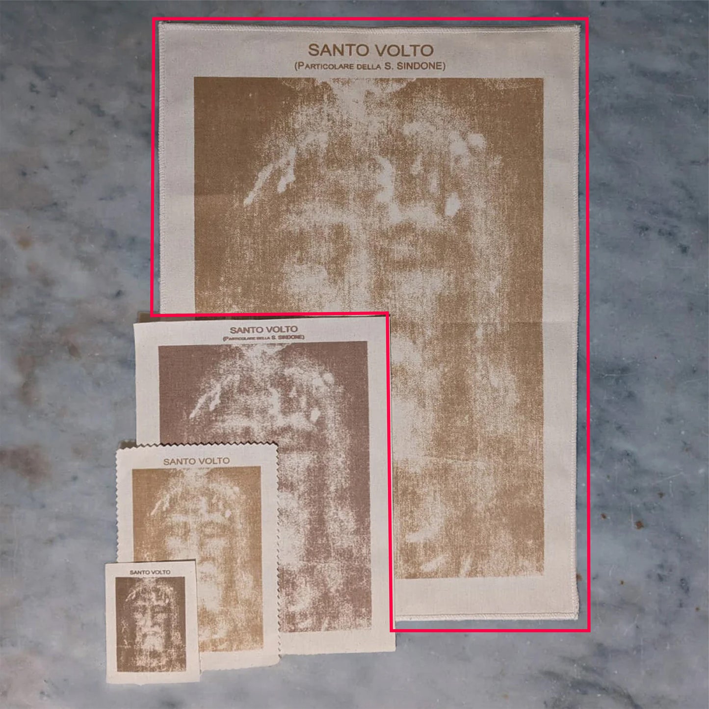 Large Holy Face Fabric 33x47cm