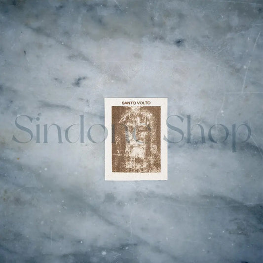 Tessuto dimensione card Santo Volto 9,5x7cm